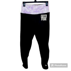 Victoria's Secret Pink tie dye capri leggings